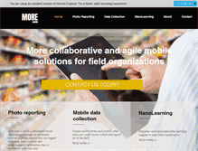 Tablet Screenshot of moremobilerelations.com